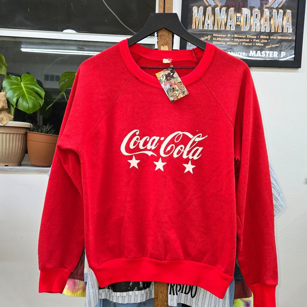 Vintage 80s Coca-Cola raglan sweater